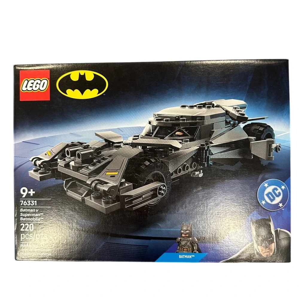 LEGO Kids Black Batman v Superman Batmobile 76331 Building Set 220 Pcs